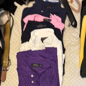 MEN’s Polo Shirt Set - White, Pink, Purple, Navy